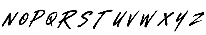 Callamite Script Regular Font UPPERCASE