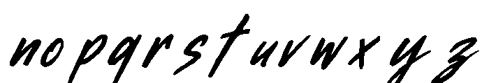Callamite Script Regular Font LOWERCASE