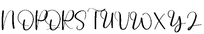 Callianda Font UPPERCASE