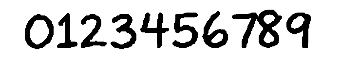 Calligra Regular Font OTHER CHARS