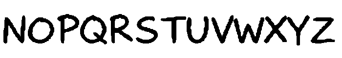 Calligra Regular Font UPPERCASE