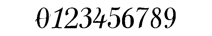 Calligraphic Modern Font OTHER CHARS