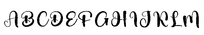 Calligraphy Mandala Font UPPERCASE