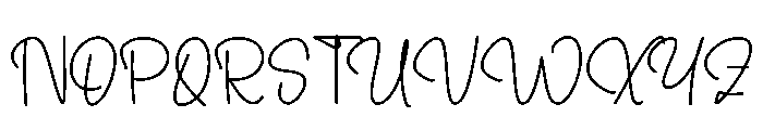 Calligraphy Valentie Font UPPERCASE