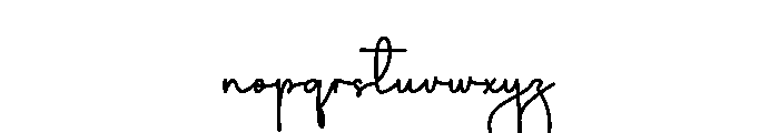 Calligraphy Valentie Font LOWERCASE