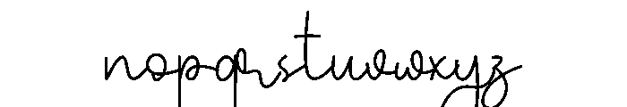 Calling  Calligraphy Font LOWERCASE