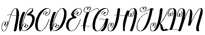 Calling Memories Font UPPERCASE