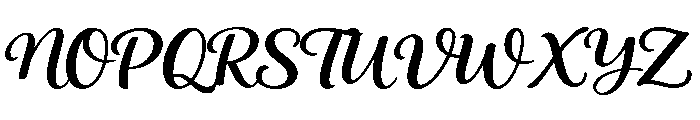 Calliora Font UPPERCASE
