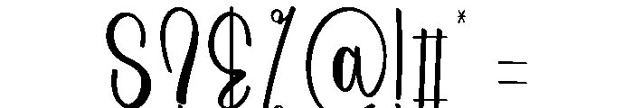 Callow Font OTHER CHARS