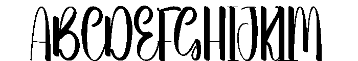 Callow Font UPPERCASE