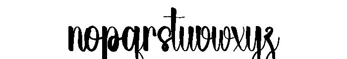 Callow Font LOWERCASE