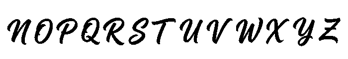 Callum Regular Font UPPERCASE