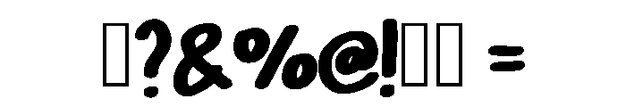 Calm Heart Regular Font OTHER CHARS