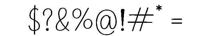 Calm Vibes Font OTHER CHARS