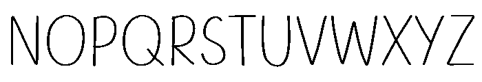 Calm Vibes Font UPPERCASE