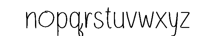 Calm Vibes Font LOWERCASE