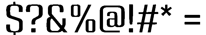 CalmField Font OTHER CHARS