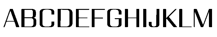 CalmField Font UPPERCASE