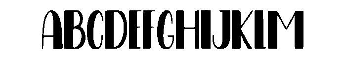 Calmbound Font UPPERCASE