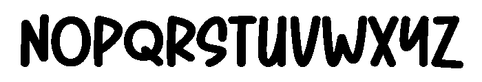 Calming Honey Font LOWERCASE