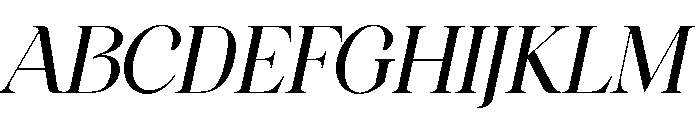 Calming Motion Italic Font UPPERCASE