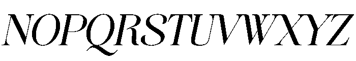 Calming Motion Italic Font UPPERCASE
