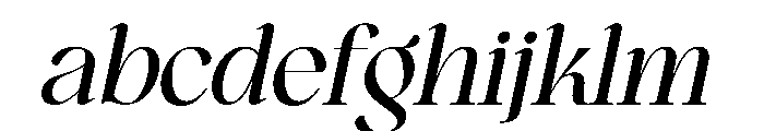 Calming Motion Italic FONT