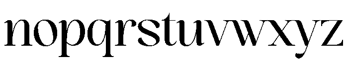 Calming Motion Regular Font LOWERCASE