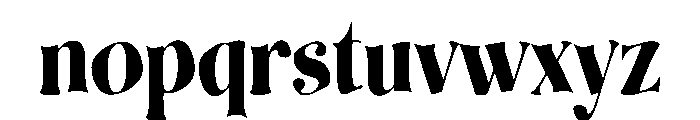 Calovra Font LOWERCASE