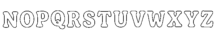 Caloy Regular Font UPPERCASE