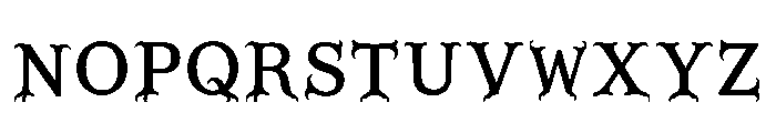 Calpg Regular Font UPPERCASE