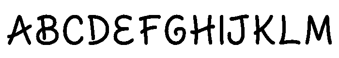 Calpk Regular Font UPPERCASE