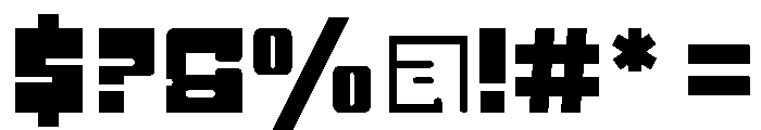 Calsio-Black Font OTHER CHARS