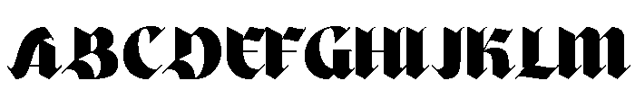 Calter-Regular Font UPPERCASE