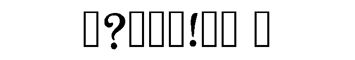 Calum Regular Font OTHER CHARS