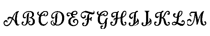 Calum Regular Font UPPERCASE