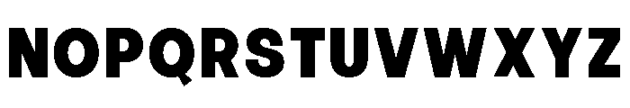 Calven Extra Bold Font UPPERCASE
