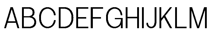 Calven Extra Light Font UPPERCASE