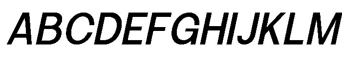 Calven Italic Font UPPERCASE