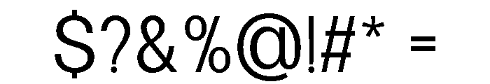 Calven Light Font OTHER CHARS