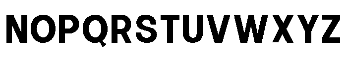 Calven Semi Bold Font UPPERCASE
