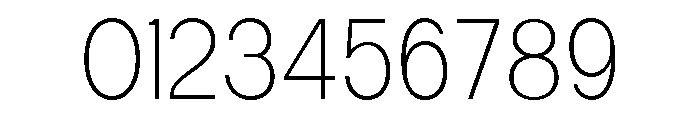 Calven Thin Font OTHER CHARS