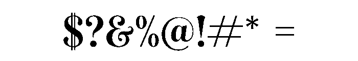Calveraine Font OTHER CHARS