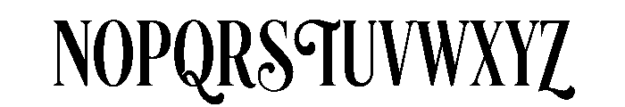 Calveraine Font UPPERCASE