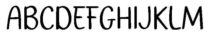 Calvero Reguler Regular Font UPPERCASE