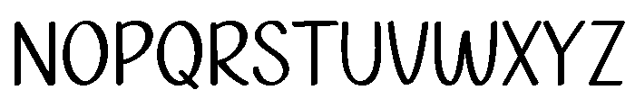 Calvero Reguler Regular Font UPPERCASE