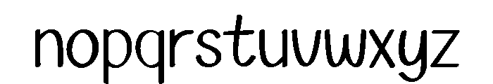 Calvero Reguler Regular Font LOWERCASE