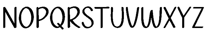 CalveroReguler-Regular Font UPPERCASE