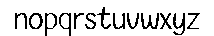 CalveroReguler-Regular Font LOWERCASE