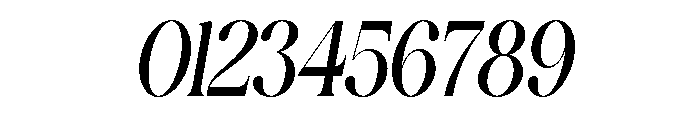 Calvigan Italic Font OTHER CHARS